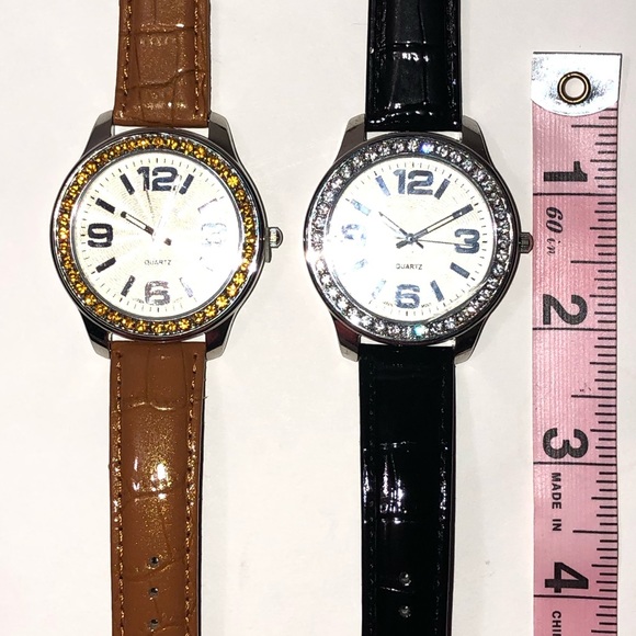 CRYSTAL LEATHER WATCH - Picture 11 of 13